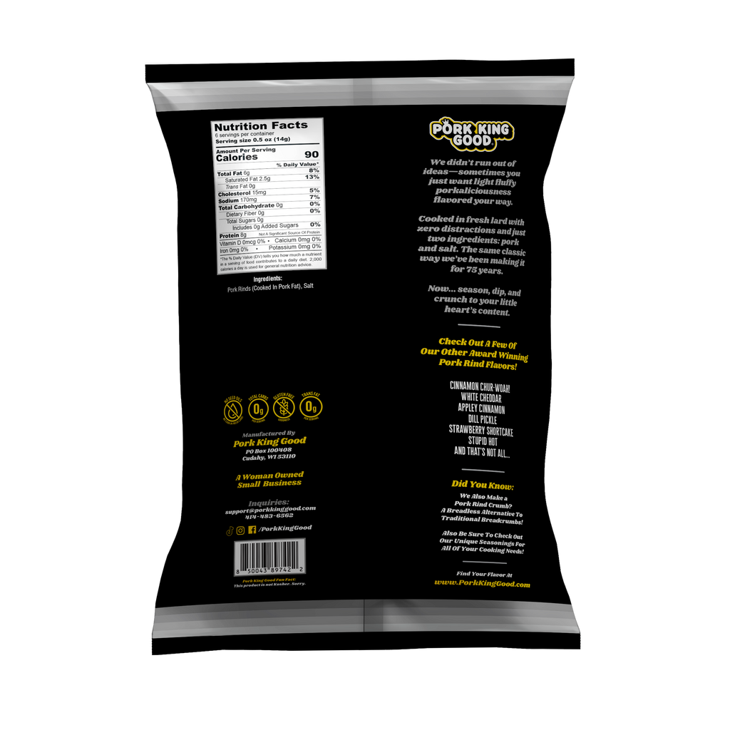 Pork King Good Your Mom's Favorite Original Pork Rinds