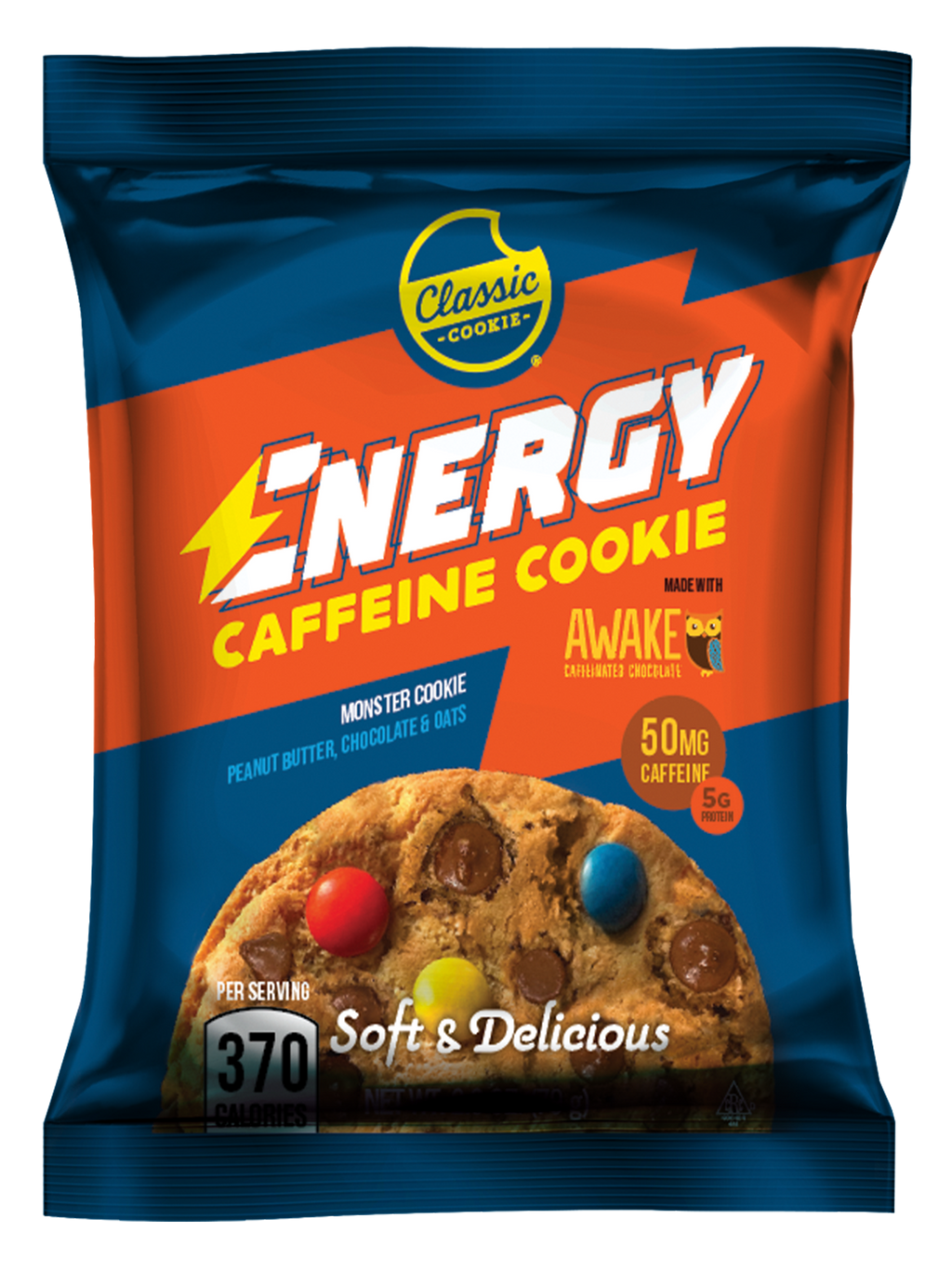 Energy Caffeine Cookie - Monster Cookie made with AWAKE