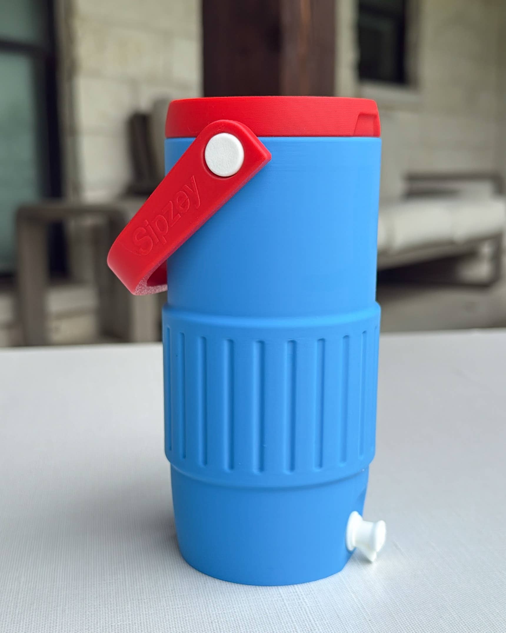 Retro Jug Cooler Can Holder (Skinny Cans)