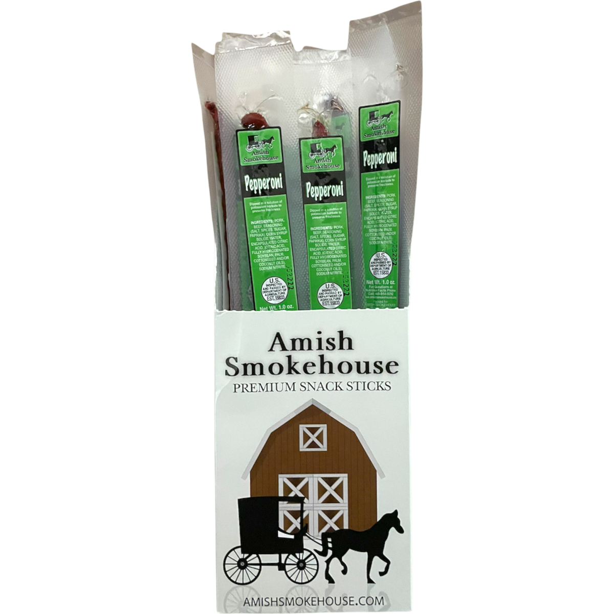 Amish Smokehouse Pepperoni Snack Stick