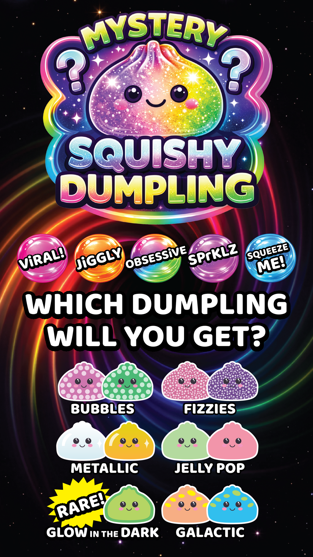 Mystery Dumpling Squishies