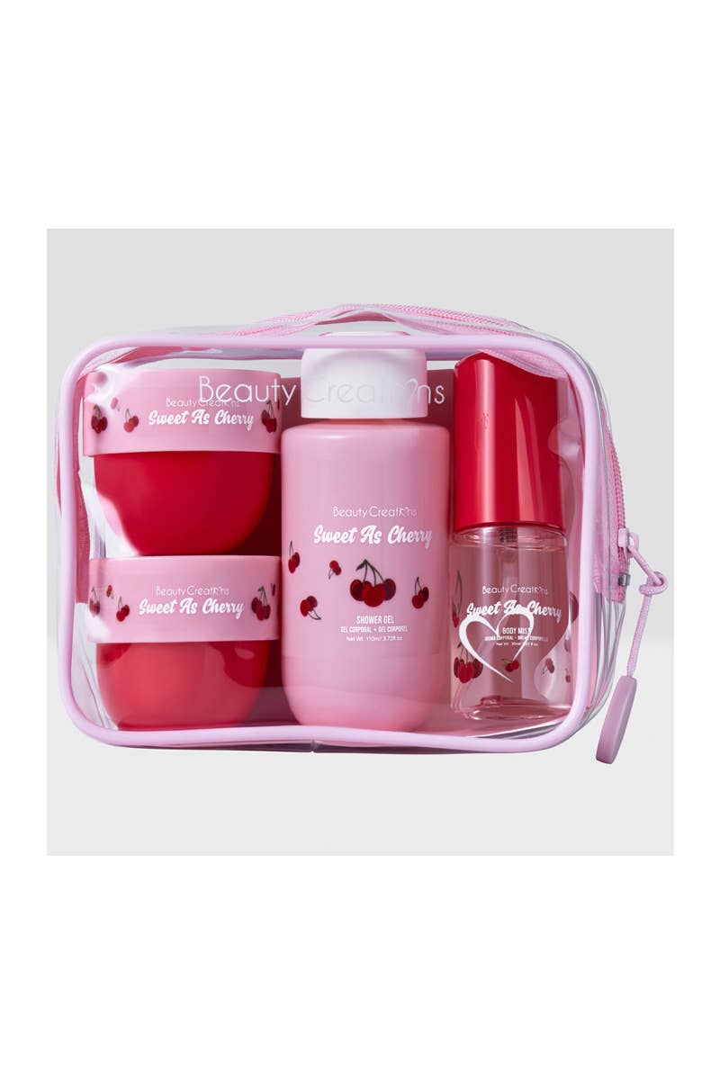 Beauty Creations Cherry Travel Body Care Kit