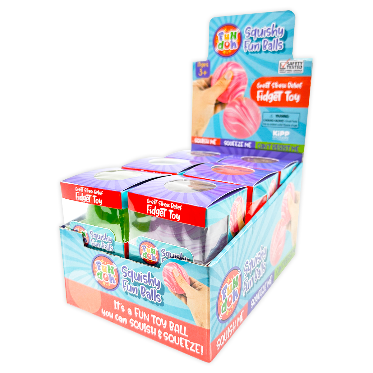 So Much Fun! Fun Doh Squishy Fun Ball Boxed Assortment