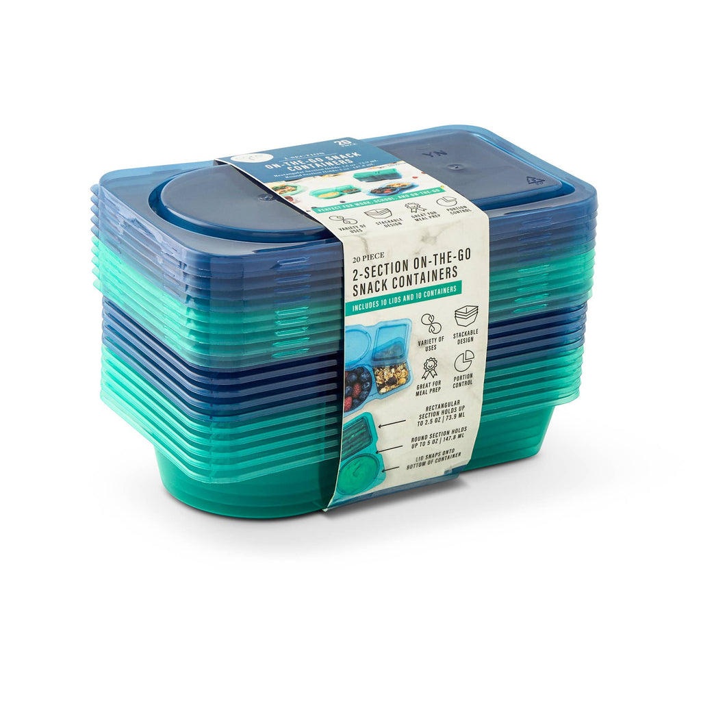 20pc On the Go Snack Containers - BBY/MMM