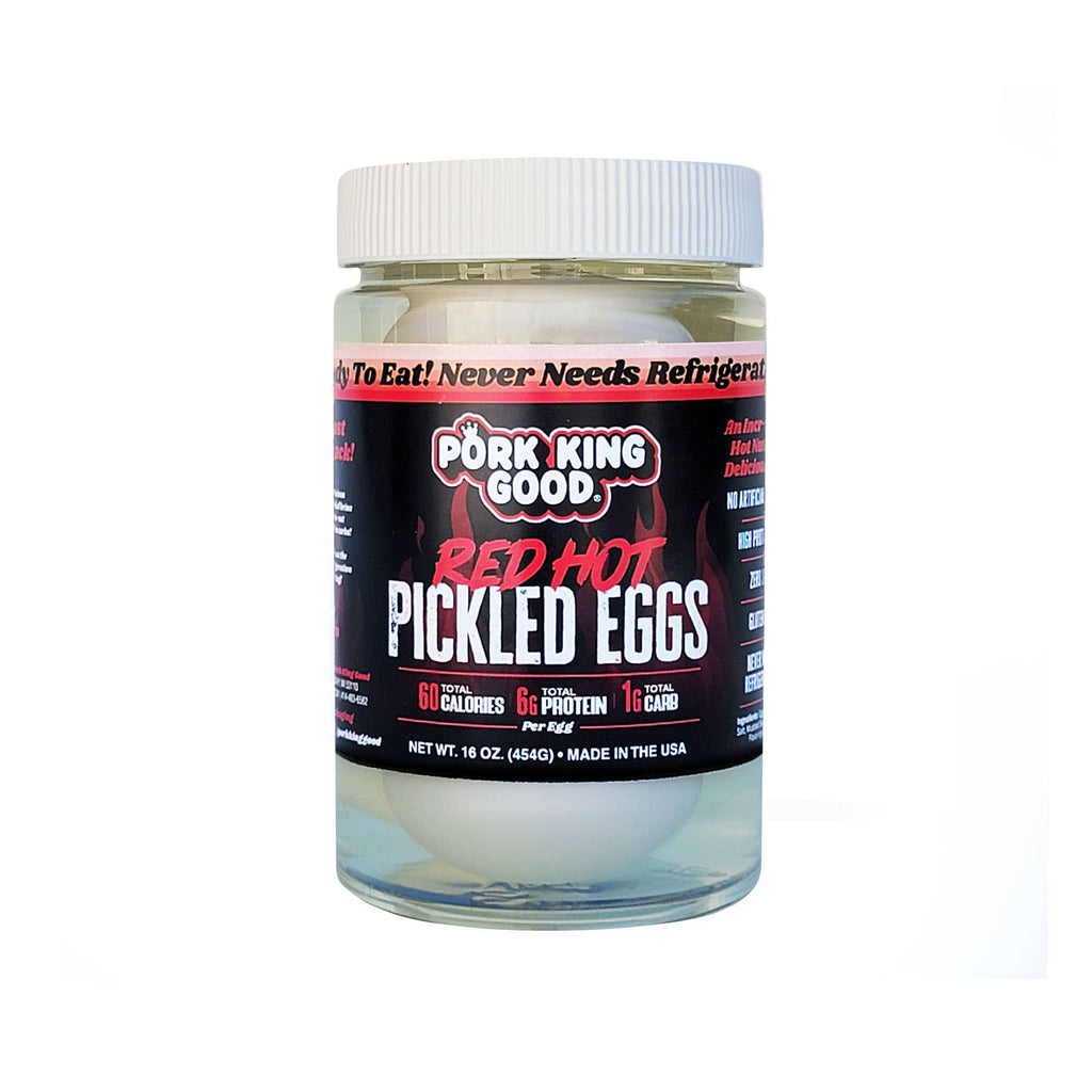 Pork King Good Red Hot Pickled Eggs Pint