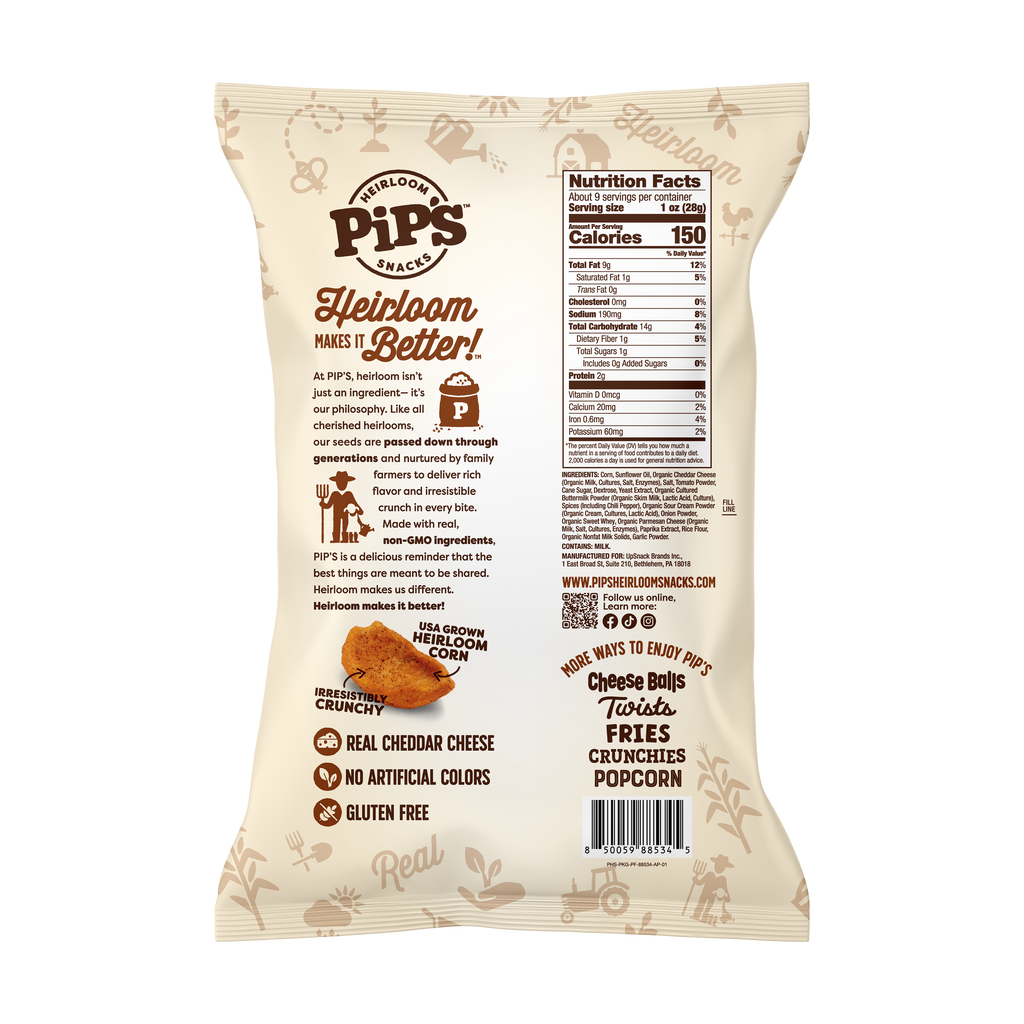 Chili Cheese Corn Dippers (12 bags 1 case)