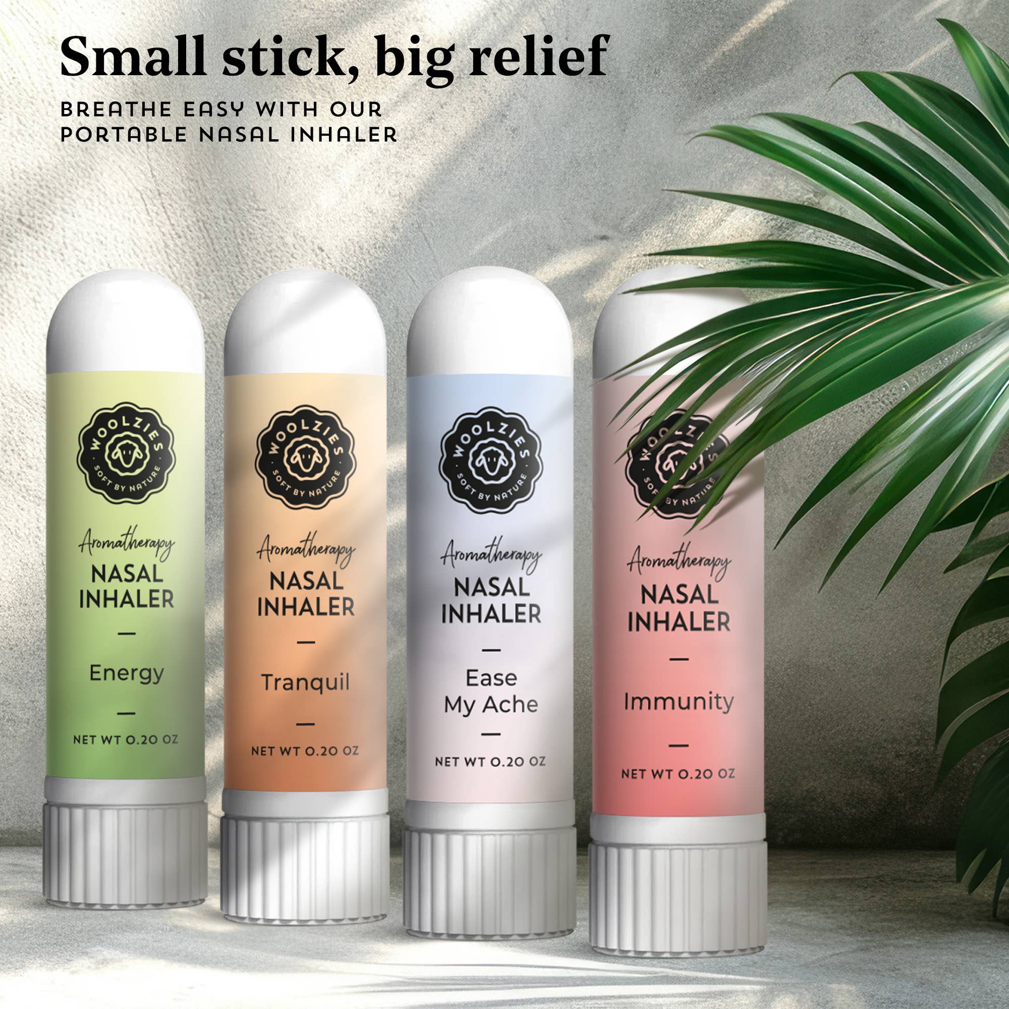Aromatherapy Nasal Inhaler - Natural Essential Oil Blends