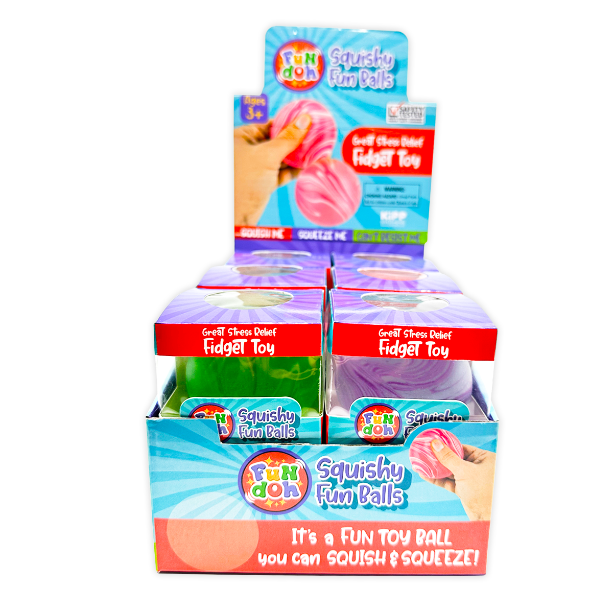 So Much Fun! Fun Doh Squishy Fun Ball Boxed Assortment