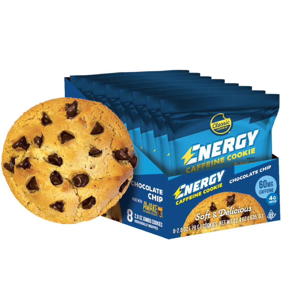 Energy Caffeine Cookie - Chocolate Chip made with AWAKE