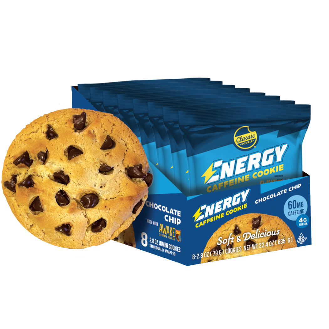 Energy Caffeine Cookie - Chocolate Chip made with AWAKE