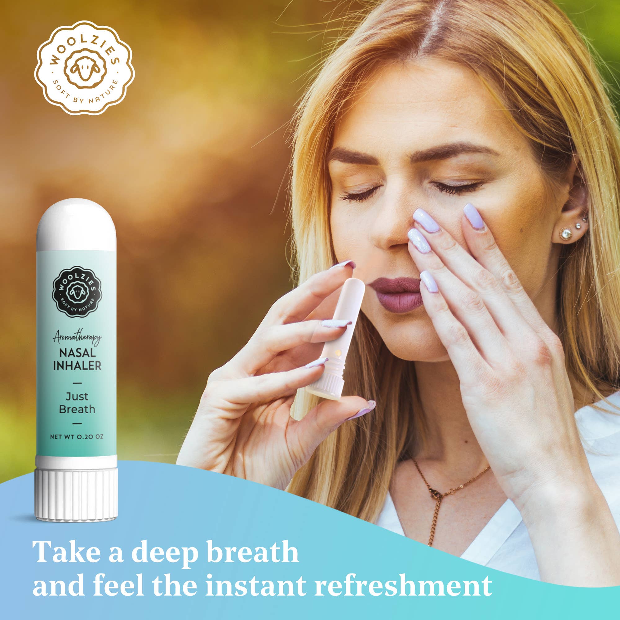 Aromatherapy Nasal Inhaler - Natural Essential Oil Blends