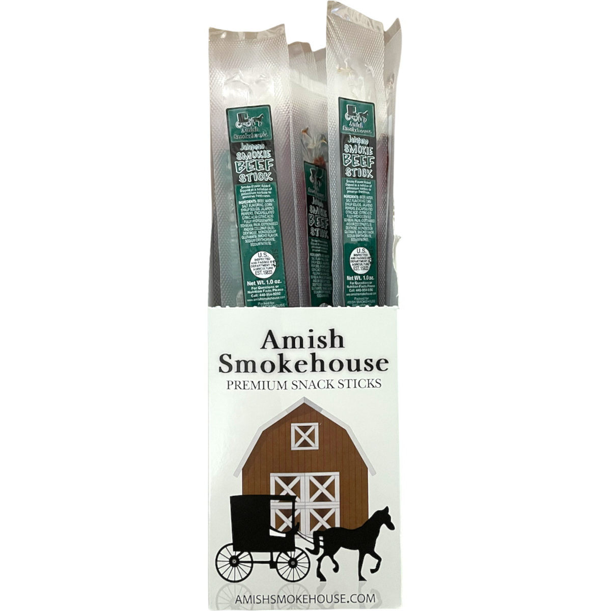 Amish Smokehouse Jalapeno Snack Stick