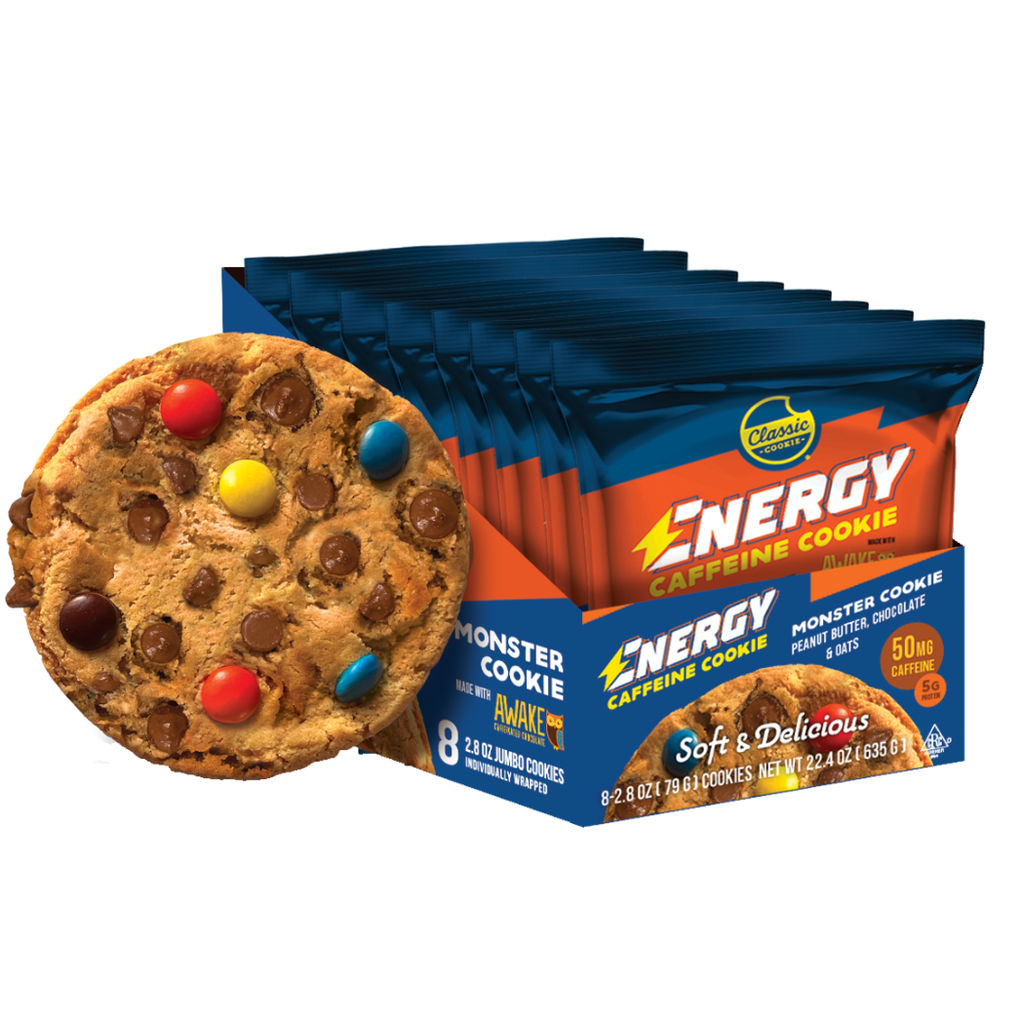 Energy Caffeine Cookie - Monster Cookie made with AWAKE