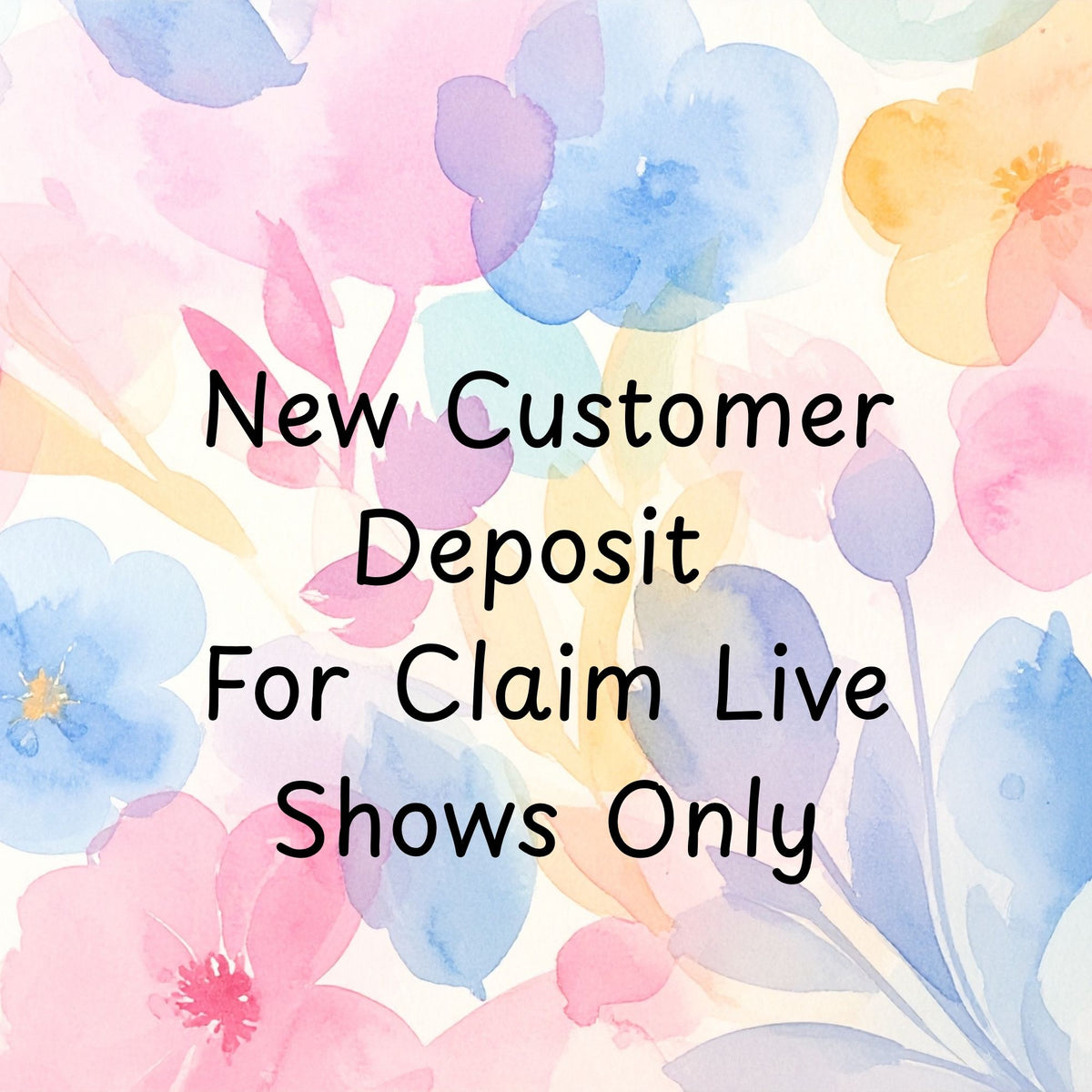 New Customer Deposit