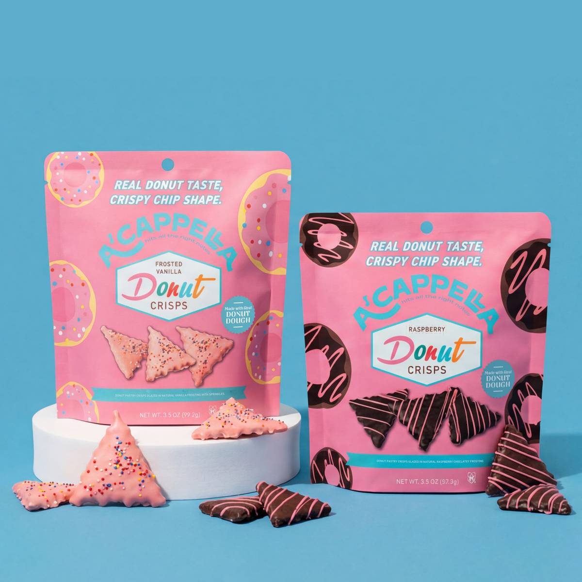 Frosted Vanilla Donut Crisps