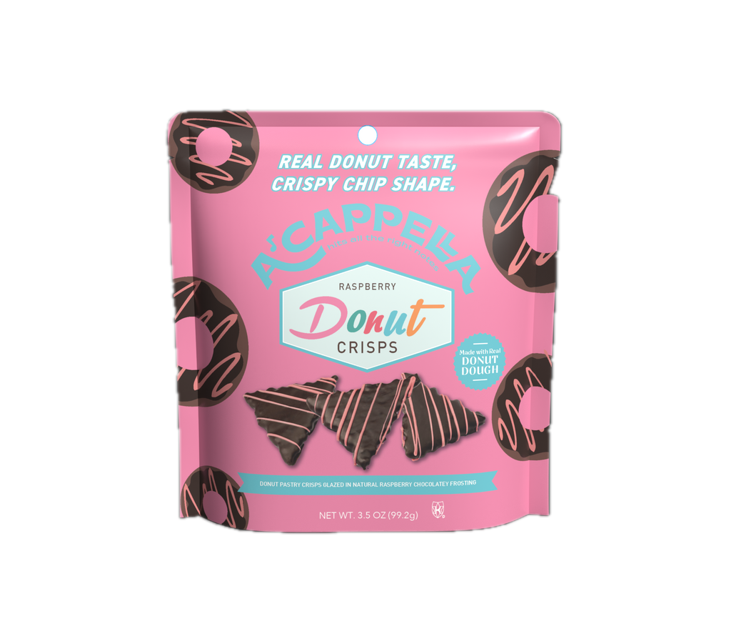 Raspberry Chocolate Donut Crisps