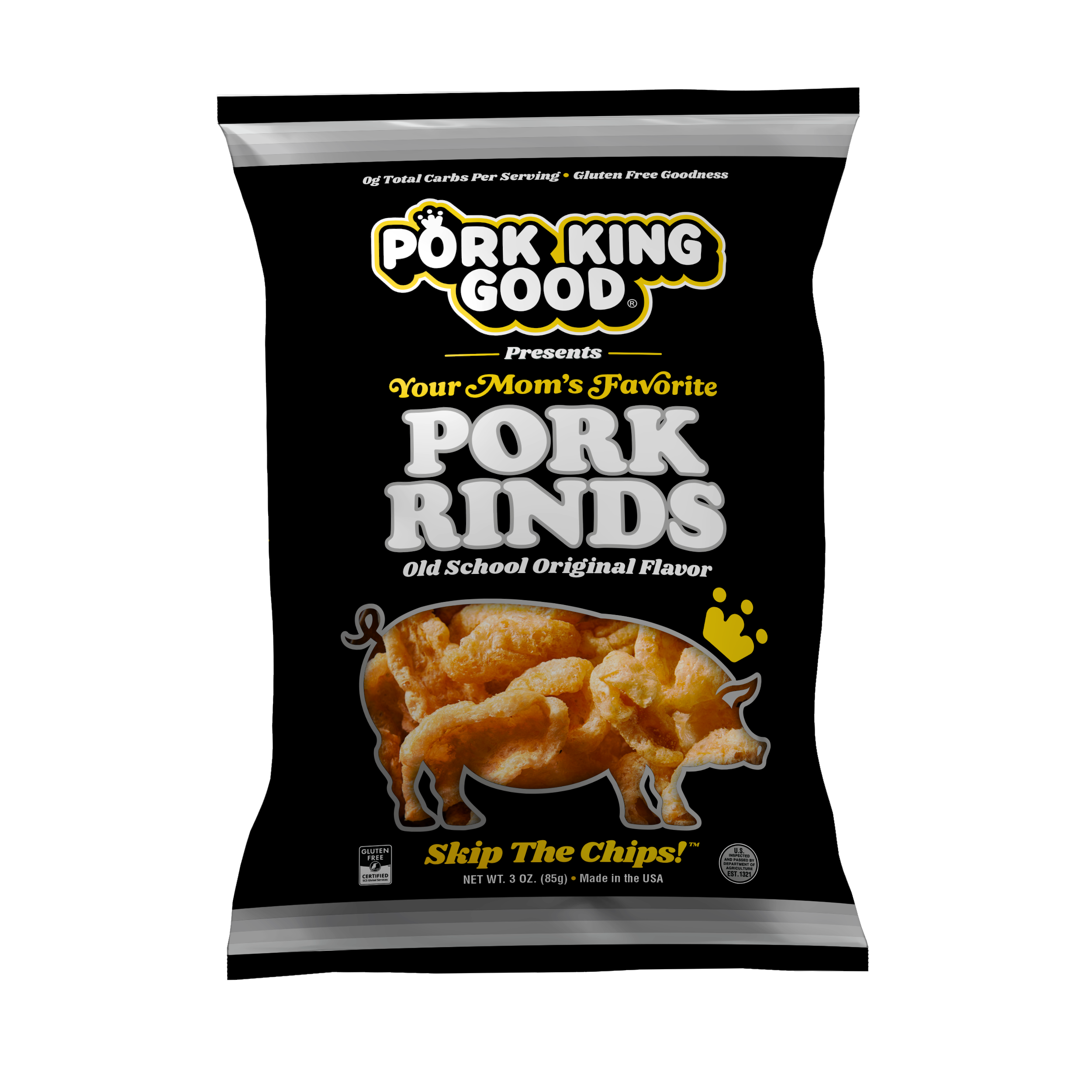 Pork King Good Your Mom's Favorite Original Pork Rinds