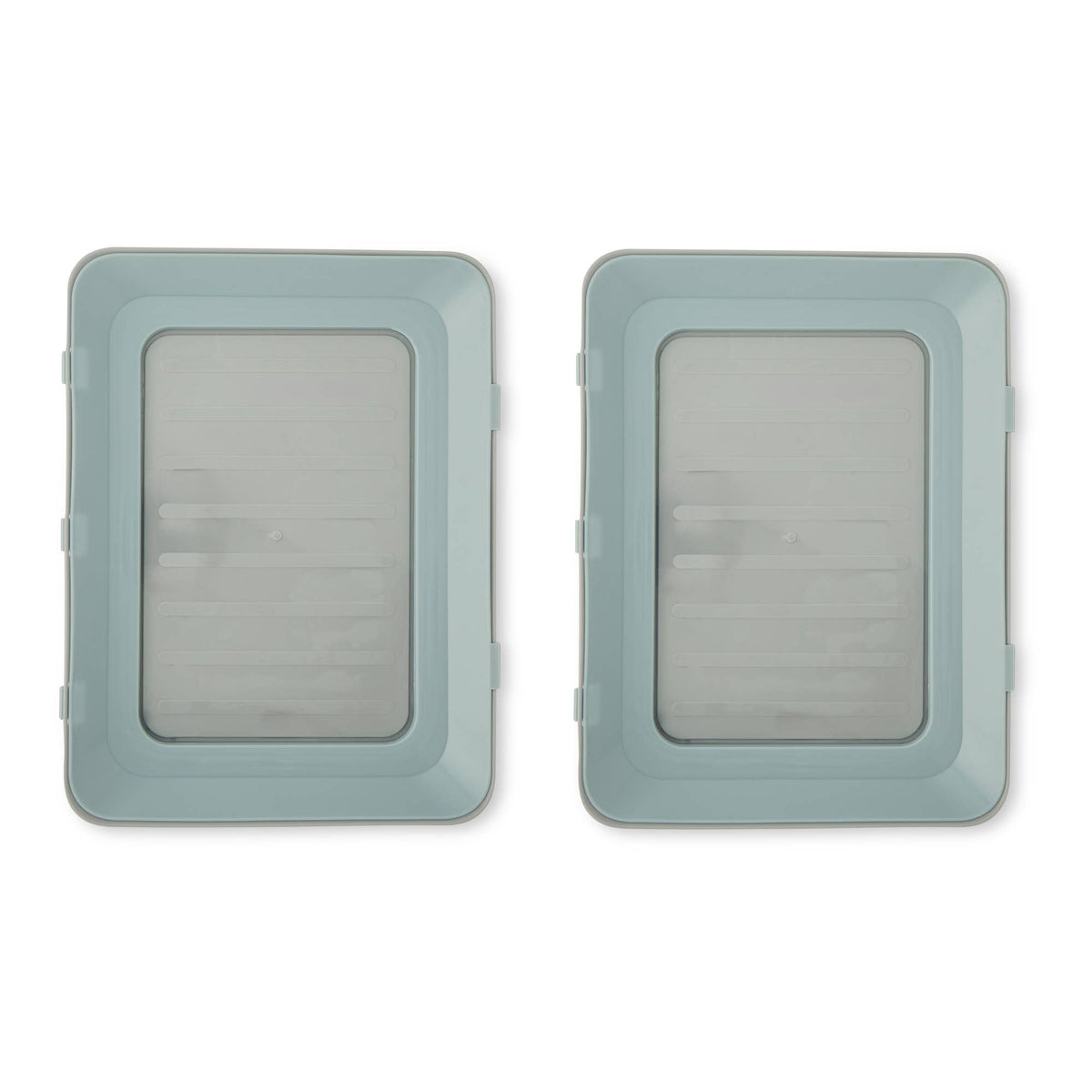 Set of 2 Food Preservation Trays - Heavenly Haze