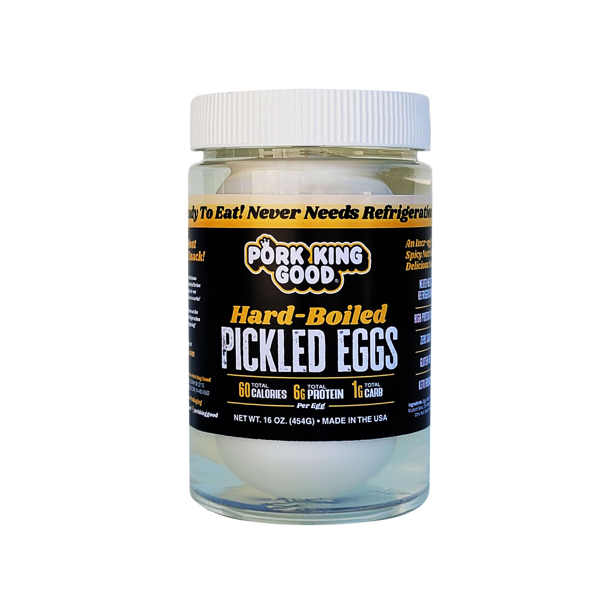Pork King Good Salt and Vinegar Pickled Eggs Pint
