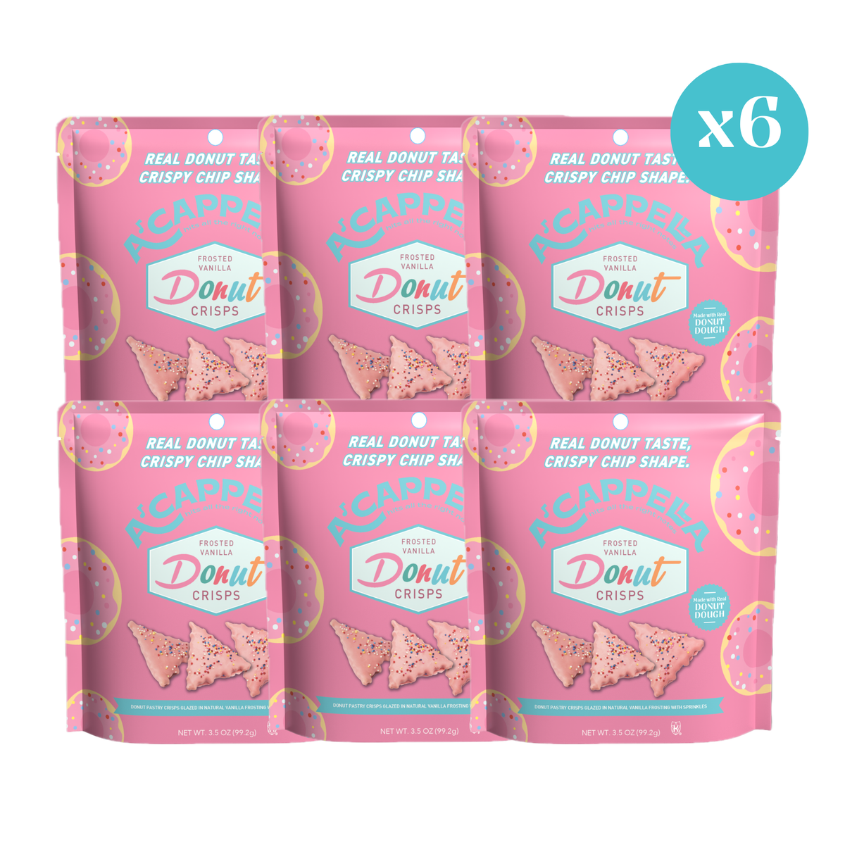 Frosted Vanilla Donut Crisps