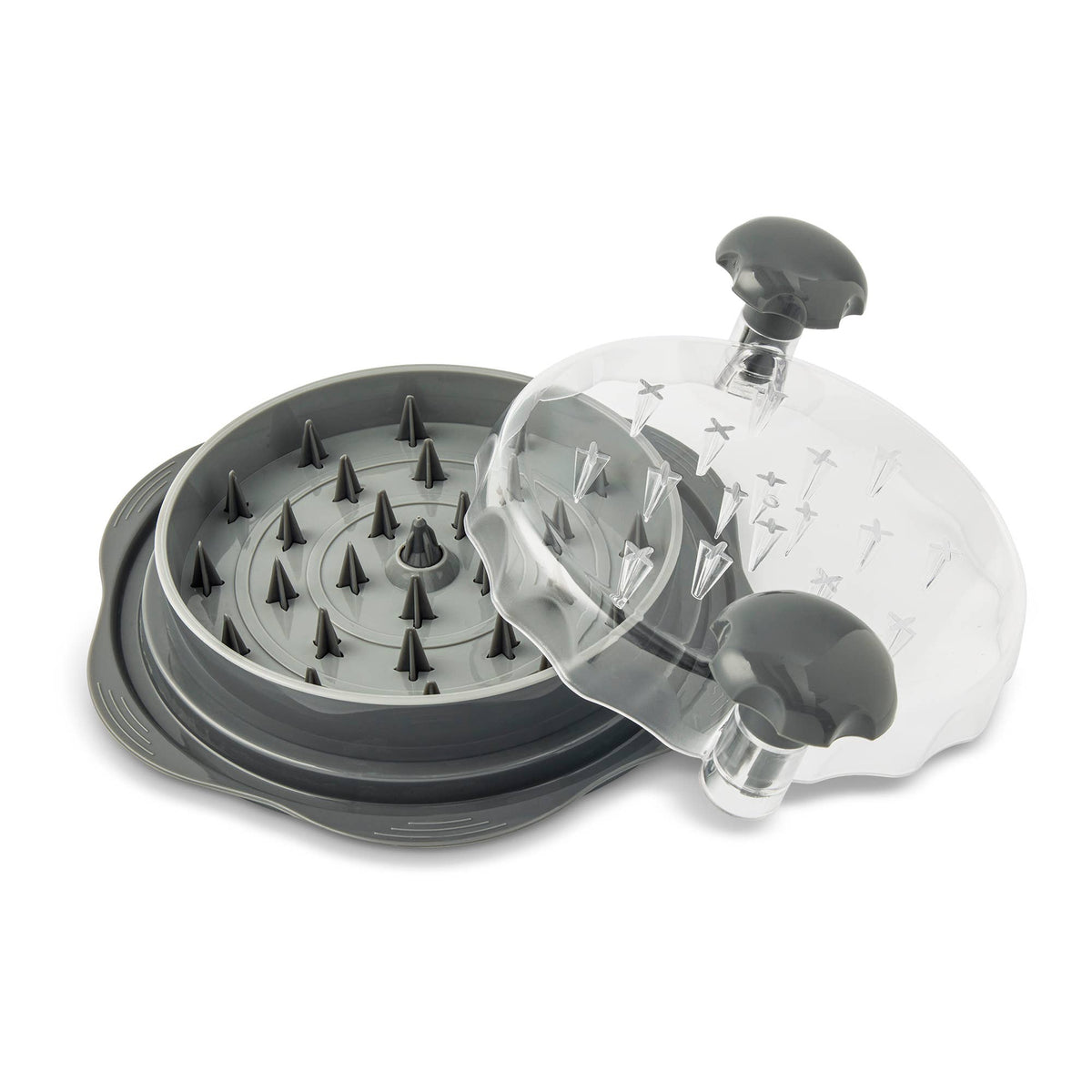 Rotating Meat Shredder with Built In Tray
