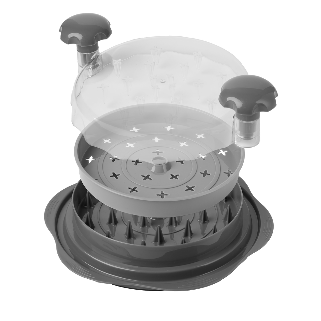 Rotating Meat Shredder with Built In Tray
