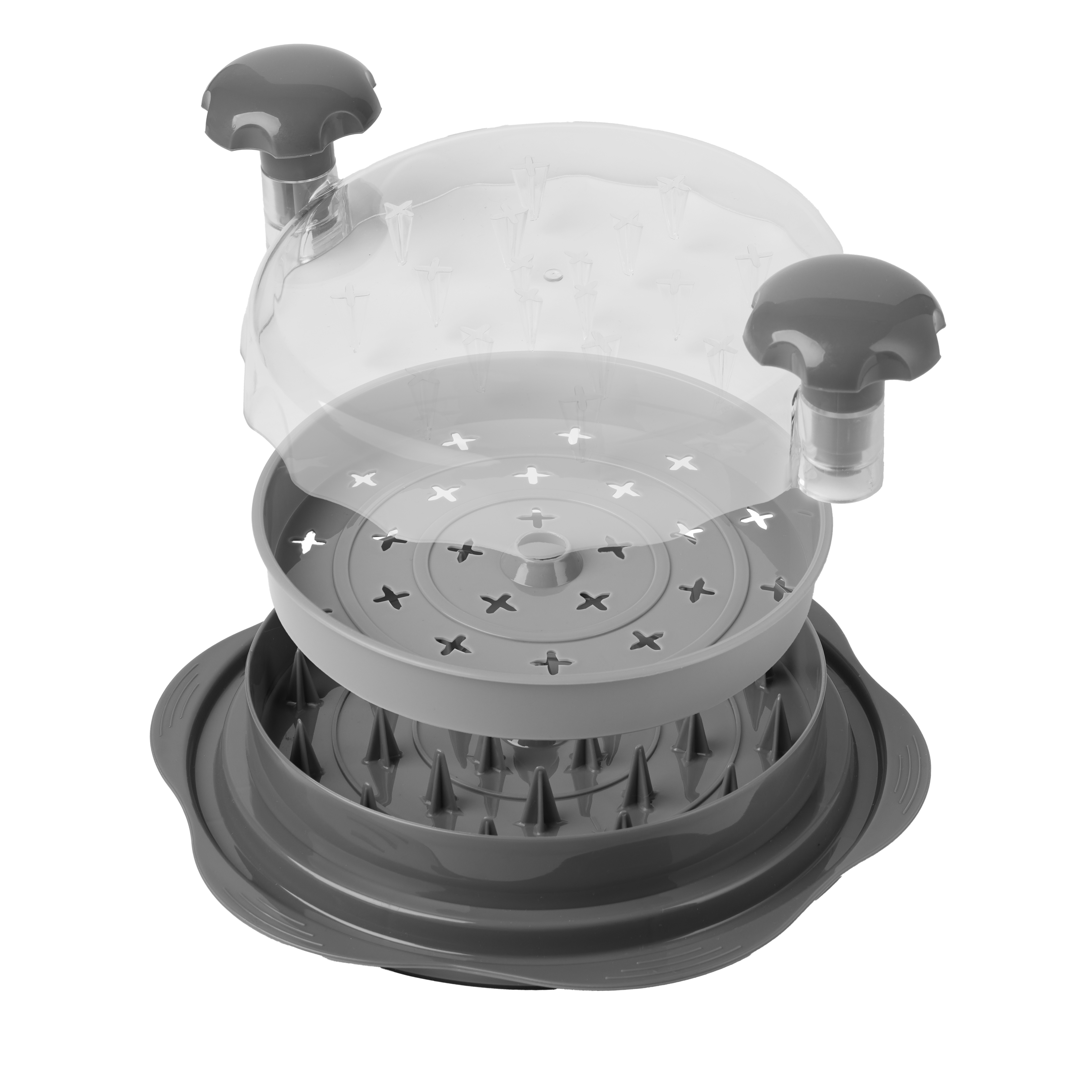Rotating Meat Shredder with Built In Tray