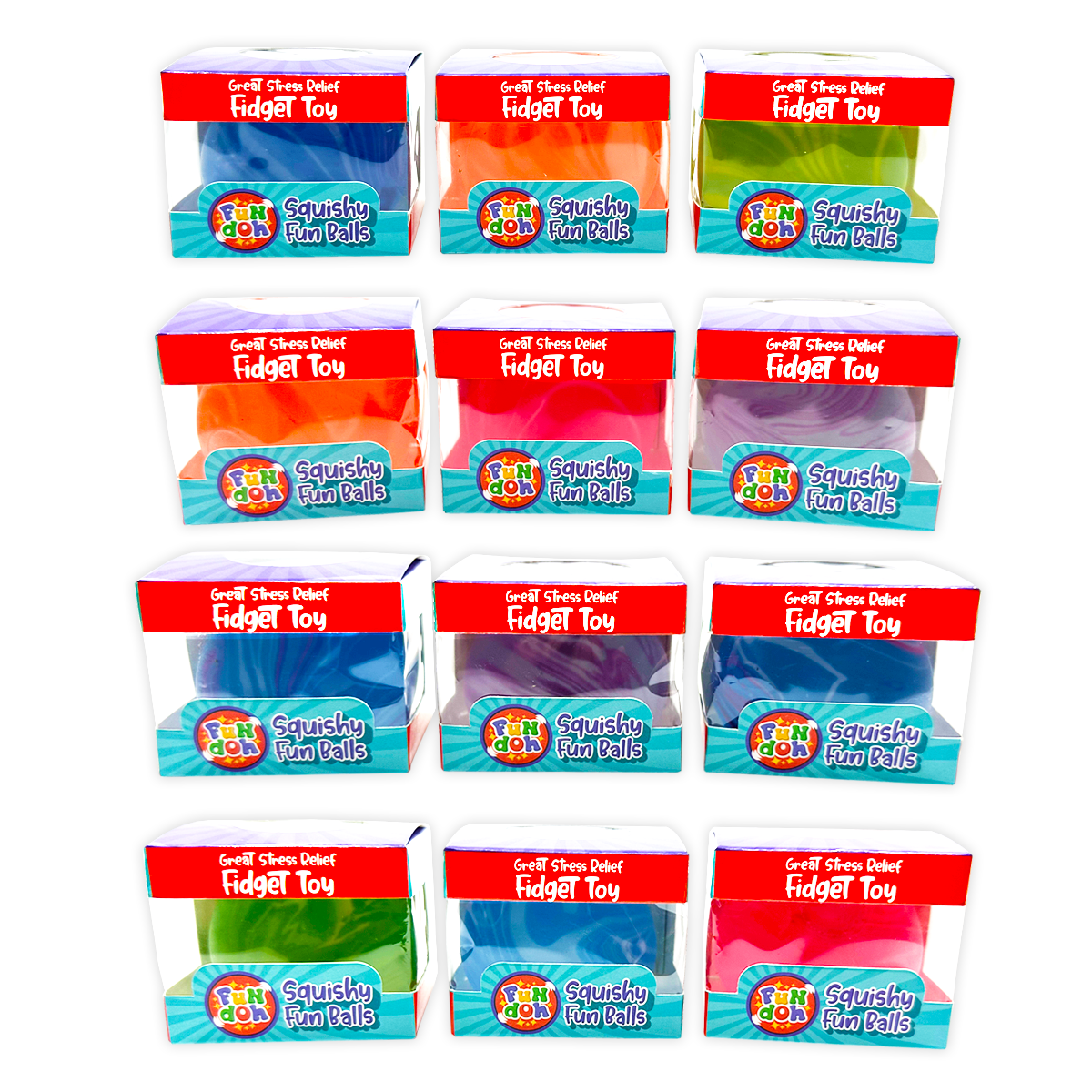 So Much Fun! Fun Doh Squishy Fun Ball Boxed Assortment