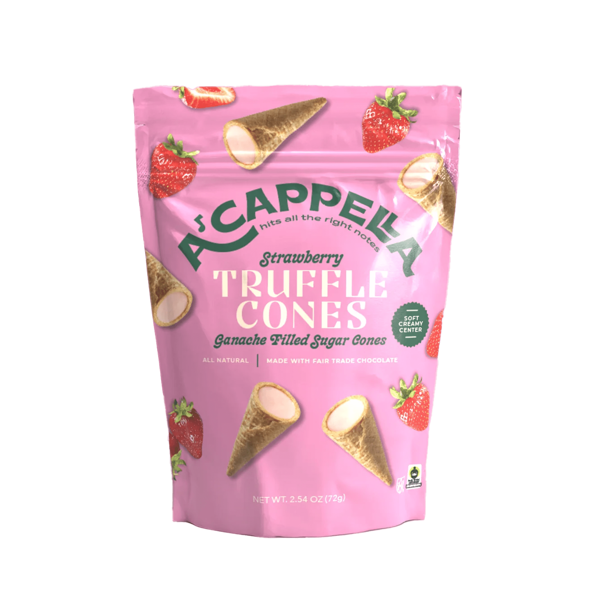 Truffle Cones Strawberry